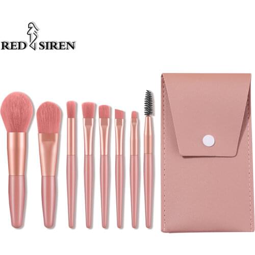 Makeup Brushes 8pcs Mini Travel Portable Makeup Brushes Set Eyeshadow Eyebrow Lip Foundation Brush Make Up Brush Set Maquiagem