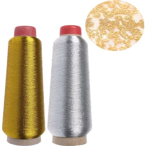 150D Spool Gold Silver Sewing Thread Polyester Durable Sewing Accessory Spun Thread For Handmade Sewing Machines & Mend Clothes