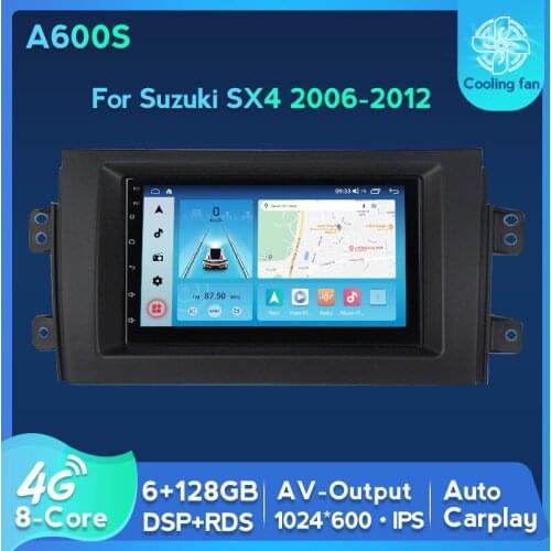 Android 10 Eight Core DSP Car Radio Multimedia DVD Player For Suzuki SX4 2006-2012 Touch Screen Stereo BT GPS Navigation Auto