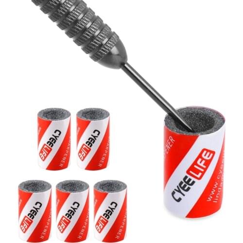 5pcs Millstone Dart Sharpener Round Sharp Sand Grinding Stone Dart Grindstone Tool Professional Darts Accessories