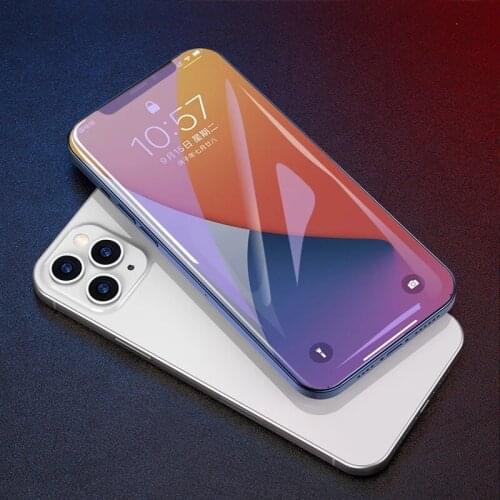 4PCS Full Cover Tempered Glass On the For iPhone 7 8 6 6s Plus Screen Protector On iPhone 12 Mini X XR XS MAX 11 Pro Max Glass