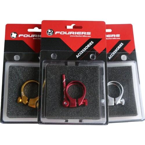 31.8mm 34.9mm Bike Seatposts Clamp MTB Aluminium Alloy Mountain Road Bicycle Seatpost Seat Post Clamp For 27.2/28.6/30.4/30.9mm