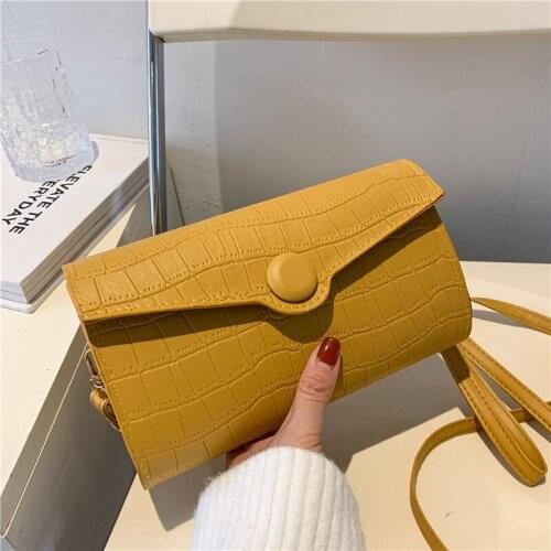 Women Bag Crossbody Bags for Women Handbag Purse Retro Shoulder Bag Fashion PU Leather All-match 2021 New Stone Pattern Baguette