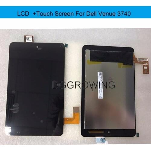 DGGROWING Top Quality 7" Tablet PC LCD Screen With Touch Screen Digitizer Assembly For Dell Venue 7 T01C 3740 With Free Tools