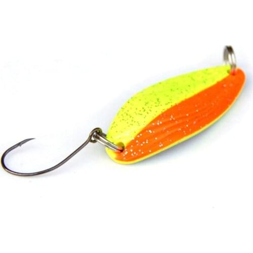 1Pcs Metal Spinner Spoon Fishing Lure Hard Baits 4.5g Wobbler Sequins Bait Hook Fishing Tackle Accessories