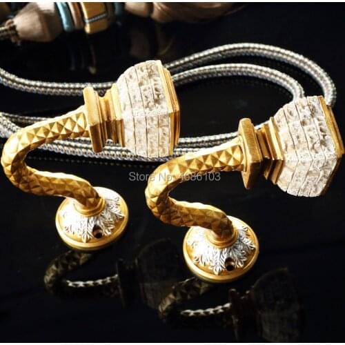 High-grade villas curtain hooks High-grade curtain tieback hook holders for curtains decorative hook Window accessories