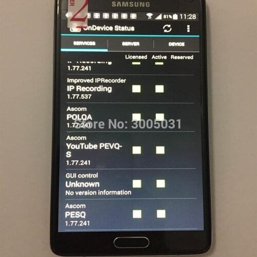 Free shipping dhl +Note4 N910G with tems pocket,support CA and volte testing ,support polqa and qesq ,all social Networks test