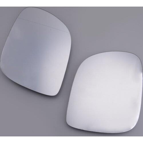 2pcs Side Power Heated Mirror Glass 7E1853521 7E1853522 fit for VW Transporter Caravelle T5 2001-2007 2008 2009 2010 2011 2012