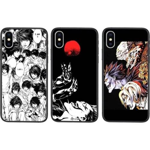 Black Bumper Pretty Back Death Note Killer For Xiaomi Redmi 9 9A 9C 8A Pro Max Redmi 9 9A K40 Pro Plus Hommes