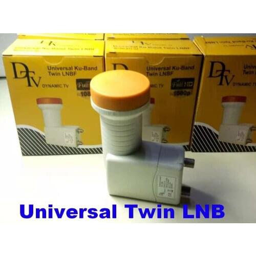 DTV STL-02 Best Signal digital HD Universal Twin LNB KU Band waterproof High Gain Low noise satellite Dish LNB