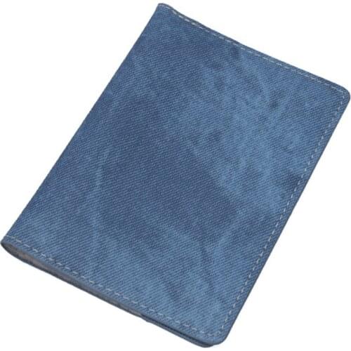 Zoukane Denim Canvas Pants Color Passport Cover Case ID Holder Traverl Accessories Passport Card Wallet Clip ZSPC39