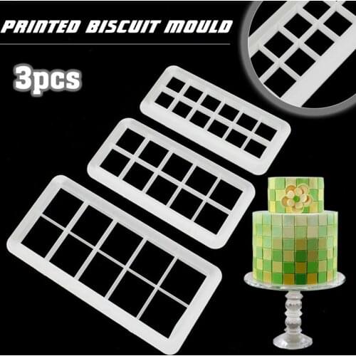 Cake Embossing Mould Cookie Cutters Biscuit Molds Fondant Cake Embosser Pastry Silicone Mold Decoration Tools DIY Accessories