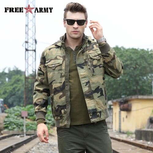 Мужские куртки-бомберы Free Army China At AliExpress