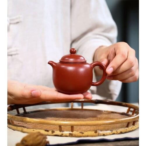 China Teapot Ceramic Kettle For Tea Puer Oolong Tea Set Handmade Beverage Tableware