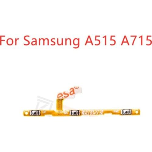 For Samsung Galaxy A515F A715F Power Volume Side Key Button Flex Cable ON OFF Switch Flex Cable Replacement Repair Parts Test QC