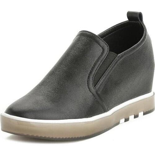 ZXRYXGS brand shoes Increase within wedge women sneakers shoes 2020 new autumn white fashion casual shoes woman Loafers shoes