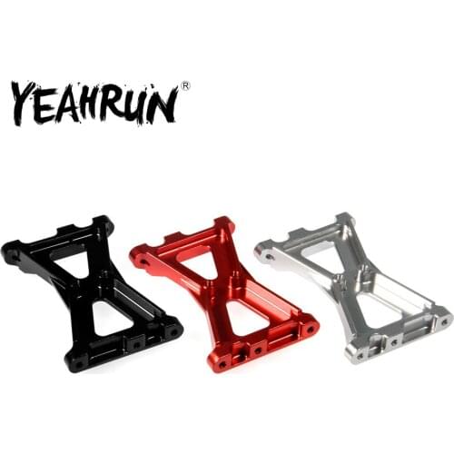 YEAHRUN Aluminum Alloy Steering Servo Cross Mount Rear Chassis Brace Crossmember for Traxxas TRX-4 TRX4 1/10 RC Car Accessories
