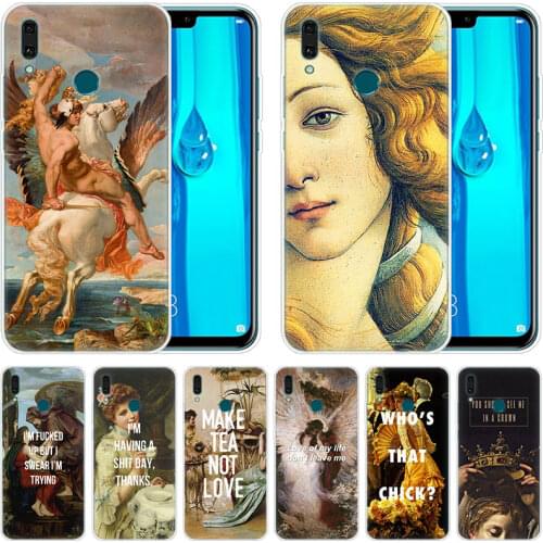 Soft Case Art Paintings The Birth Of Venus for Huawei Mate 30 20 Lite 10 Pro Y5 Y6 Y7 Pro 2019 Y9 Prime 2019 2018 Y6 Pro 2017