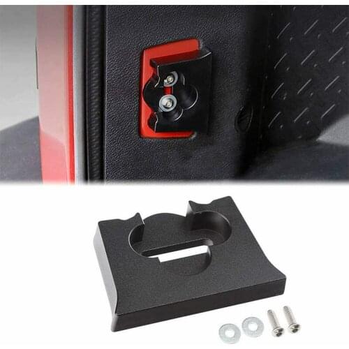 Car Tailgate Latch Stop Bumper for Jeep Wrangler JK JKU 2007-2017 Stopper Screws Cover Protector Trim