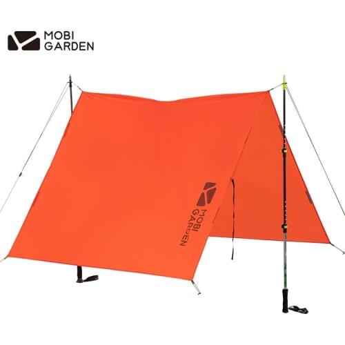 Tent Outdoor Shelters Mobigarden Raincoat Tarp Mat Single PU3000MM Waterproof Park Multi-Function Free Shipping NX20661024