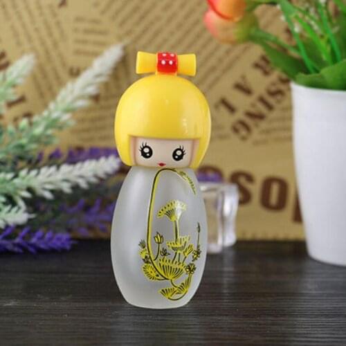 20ml Portable Transparent Doll Glass Perfume Bottles Atomizer, Empty Spray Refillable Bottle For Travel LX1002