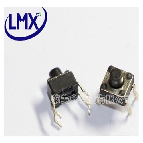 500 PCS/LOT touch switch 4.5*4.5*5 PLUG PIN 4pins free shipping