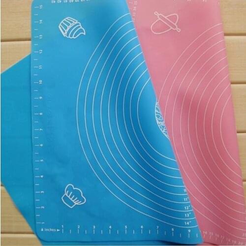 64X45cm Silicone Products Insulation Kneading Dough Cutting Board Pad Work Station Printing Calibration Mat