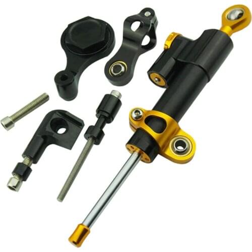 For YAMAHA YZF600 R6 06-11 R1 09-11 Stabilizer Linear Reversed Safety Contro Motorcycle Steering Damper Stabilize Bracket Suport