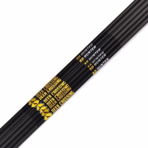 12pcs +/-0.001 ID 4.2 Spine 250 300 400 500 600 700 800 900 1000 Pure Carbon Arrow Shafts Arrow Archery for Bow Hunting
