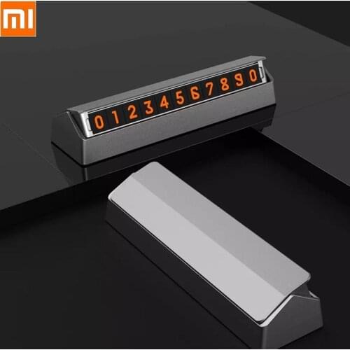 Youpin youpin Car Temporary Stop Sign Temporary Car Parking Card Telephone Number Car Parking Card Plate Hidden Switch