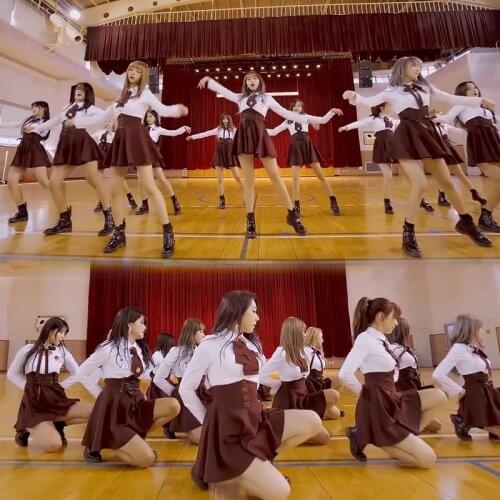 Kpop IU Seo Yea Ji Dance Show Lapel Cardigan Long Sleeve Shirts Blouse Tops+Sexy Drawstring Lace-Up A-Line Mini Skirt Women Sets