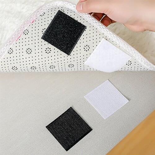 10/20 Pcs Anti Curling Carpet Tape Rug Gripper Velcro Secure the Carpet Sofa and Sheets in Place and Keep the Corners Flat