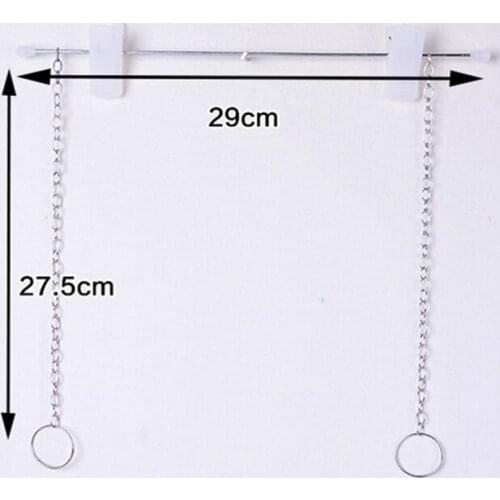 100pcs The new Bodysuits Hanger For Kids and Adult Chain Pantsuit Suit Pants Clip Hanging Hanger Clothing Shop Display Hanger