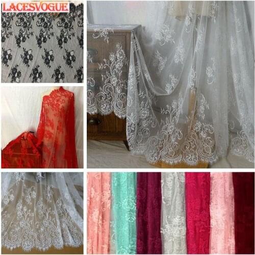 3meters 150cm Eyelash Lace fabric Handmade DIY Garment needlework sewing accessories Underwear fabric Clothing material 310