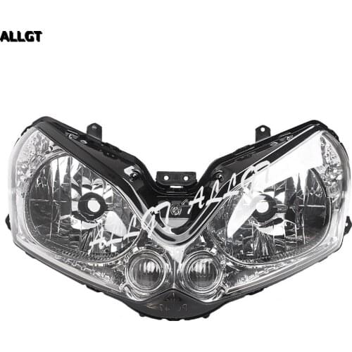 ALLGT Clear Motorcycle Headlight Front Lamp for KAWASAKI ZG1400 2008 2009 2010 2011