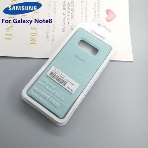Samsung Galaxy Note 8 Case Silky Soft-touch Liquid Silicone Shell Cover Original Case for Galaxy Note 8 With Box