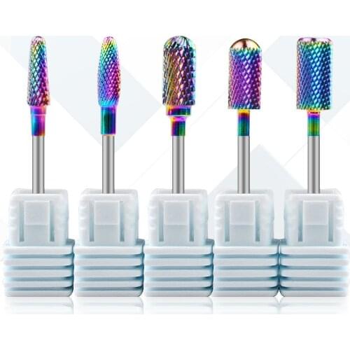 Electric Nail Drill Bit Manicure Machine Milling Cutter Tungsten Carbide Nail Drill Bit Accessory Nail Drill Bits Manicure Tool