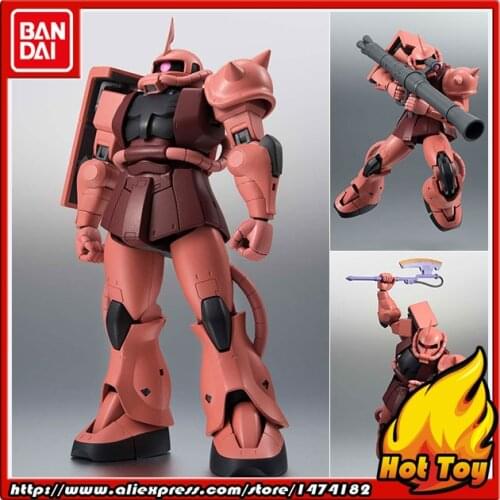 Original BANDAI Tamashii Nations Robot Spirits Action Figure No.193 - MS-06S Chars ZAKU ver. A.N.I.M.E. "Mobile Suit Gundam"