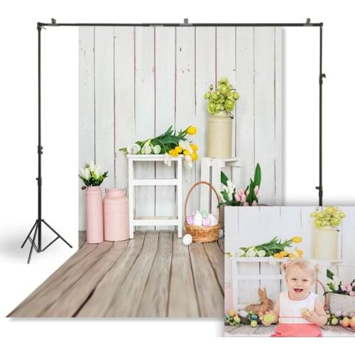 HUAYI Easter Day Photography Backdrop Newborns Baby Child Easter Spring Photo Booth Background Studio Portraits Backdrop XT-6355