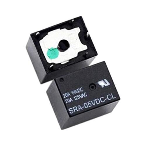 HOT NEW 5V relay SRA-05V-CL SRA 05V CL SRA05VCL DC5V 5VDC 5V 20A 5PIN