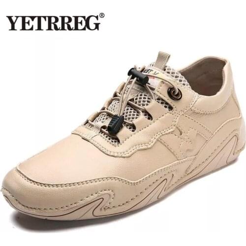 Brand Leather Mens Shoes Lncrease Men Loafers Octopus Casual Shoes Soft Driving Shoes Men Flats Lace-Up Walking Man Footwear