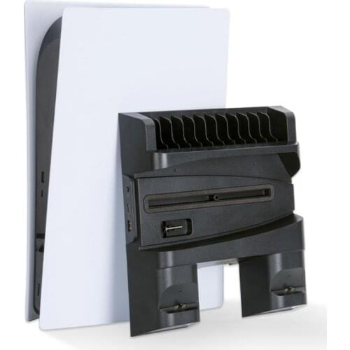 G5AA Handle Seat Charging Disc Storage Rack Dual Controller Charger Bracket Host Cooling Fan Base For PS5 DE/UHD