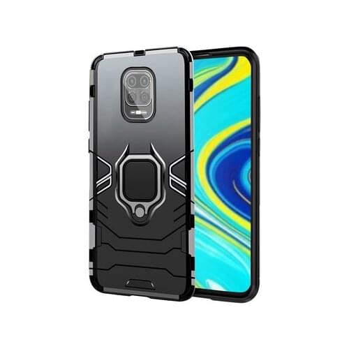 For Xiaomi Redmi Note 9S Case Hard Armor shockproof With stand Ring Hybrid protect back cover for xiaomi redmi note 9 pro max