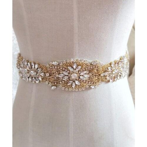 Luxury Rhinestone Crystal Lace Trim 2" Wide For Bridal Accessories Wedding Dress Sash Belt Headband Straps Costume Embellishment