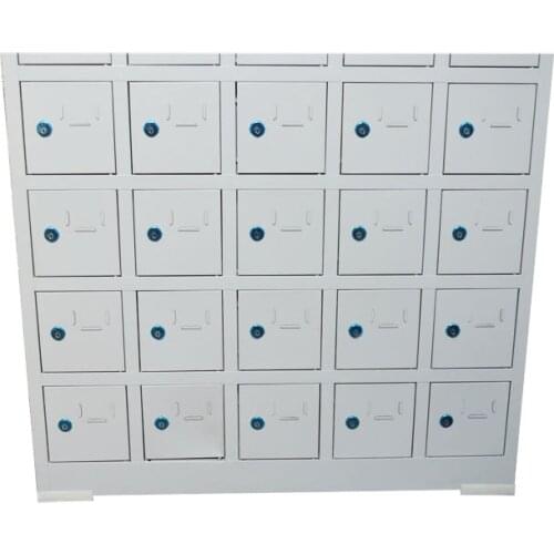 Cell Phone Locker Cabinet Cell Phone Storage Locker Key Type Safe Storage Locker with 30 Lockers Iron for Shopping Malls