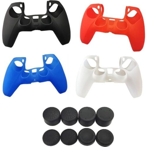Silicone Skin Cover Case Protection Skin For Playstation 5 for PS5 wireless gamepad case joystick cap