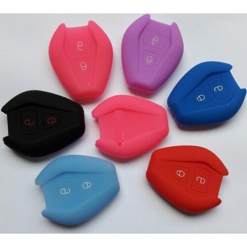 Silicon Skin Holder Case For ISUZU D-Max D Max Remote Key Case Fob 2 Button