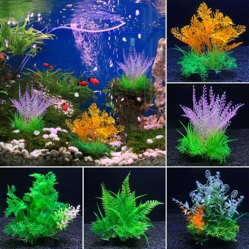 Creative 10Cm Simulation Artificial Plants Aquarium Decor Water Weed Ornament Aquatic Plant Fish Tank Aquarium Grass Accessories