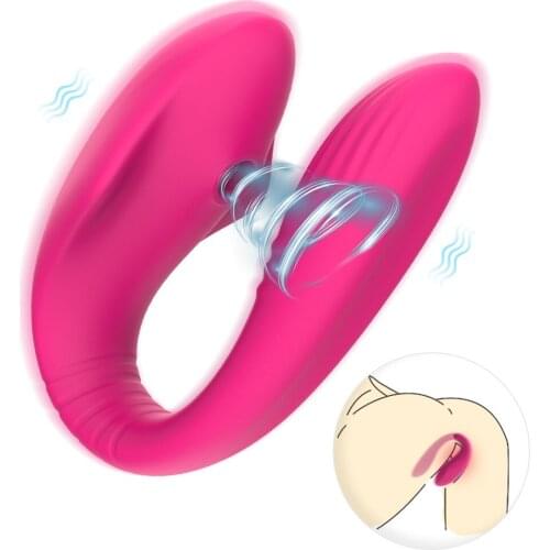 U Type Sucking Vibrator Sex Toys for Women Adult G Spot Clit Sucker Clitoris Stimulator Wireless Remote Control Panties Vibrator