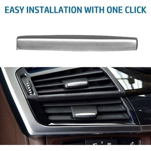 A/C Vent Outlet Paddle Trim Strip Chrome For BMW F15 F85 F16 F86 X5 X6 X5M X6M Air Outlet Paddle Trim Strip